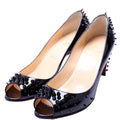 Open Toe Spike Pumps Patent Size 38