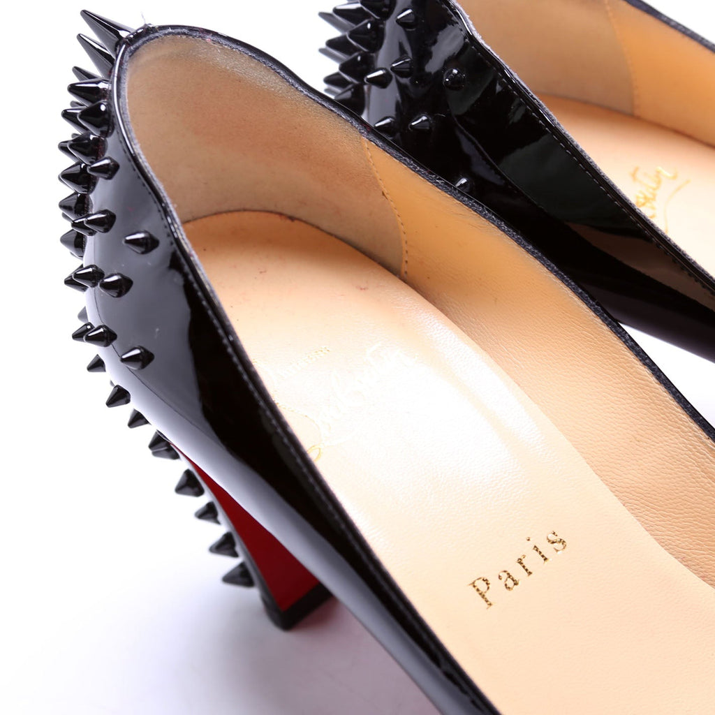 Open Toe Spike Pumps Patent Size 38