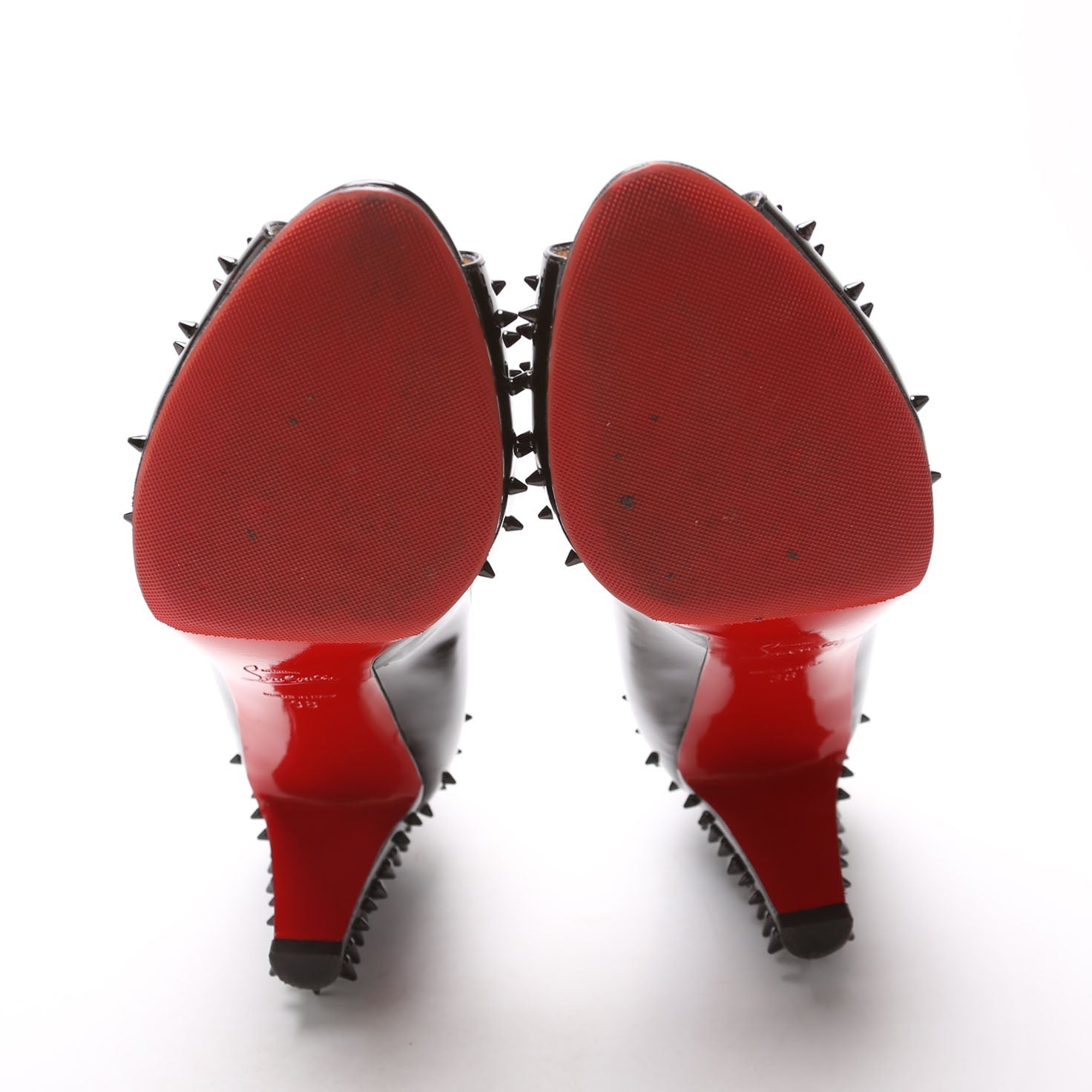 Open Toe Spike Pumps Patent Size 38