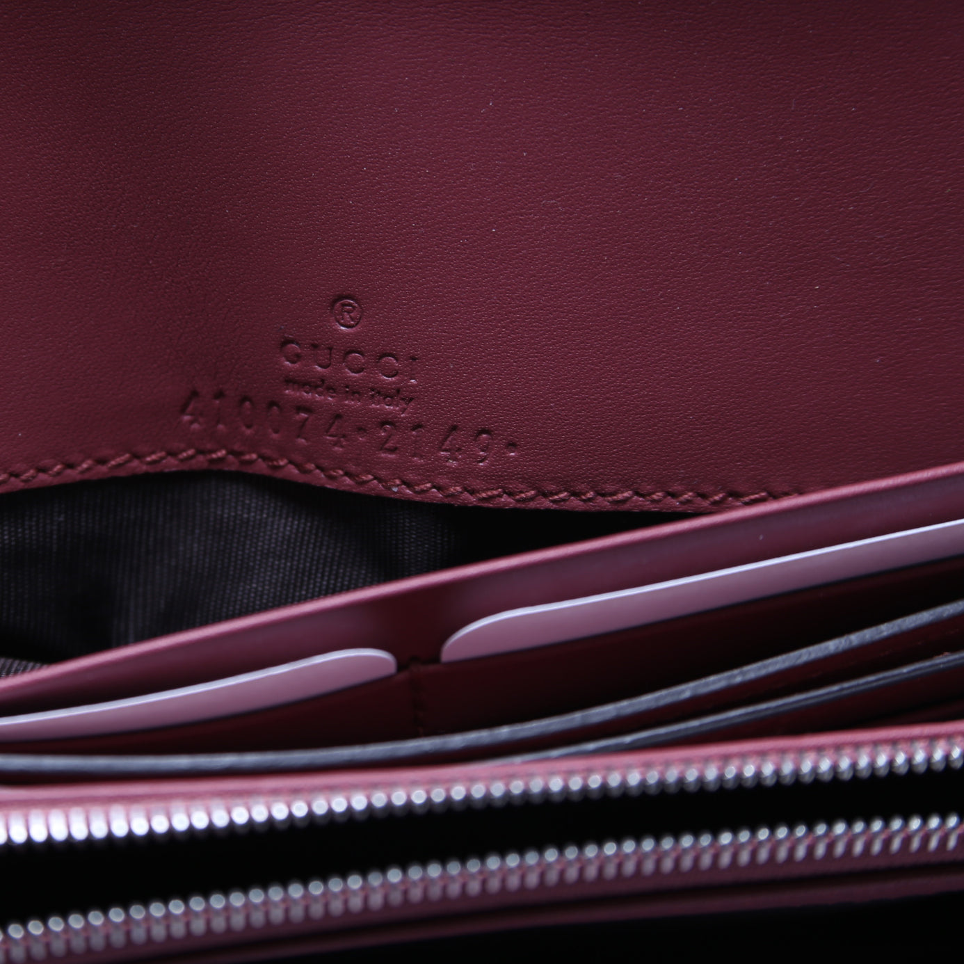 410074 GG Blooms Continental Wallet and Card Case