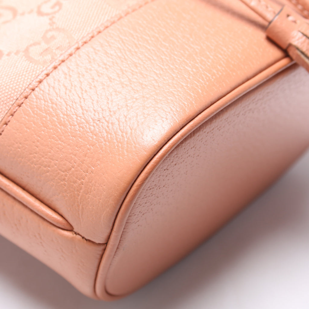 Gucci 550620 GG Canvas Ophidia Mini Bucket Pink