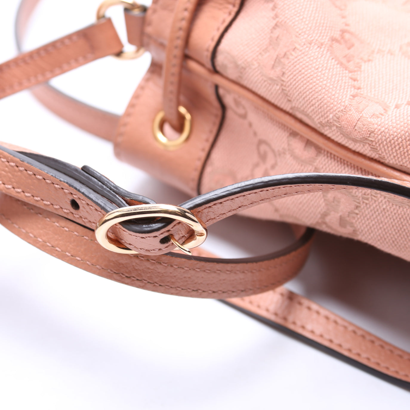 Gucci 550620 GG Canvas Ophidia Mini Bucket Pink