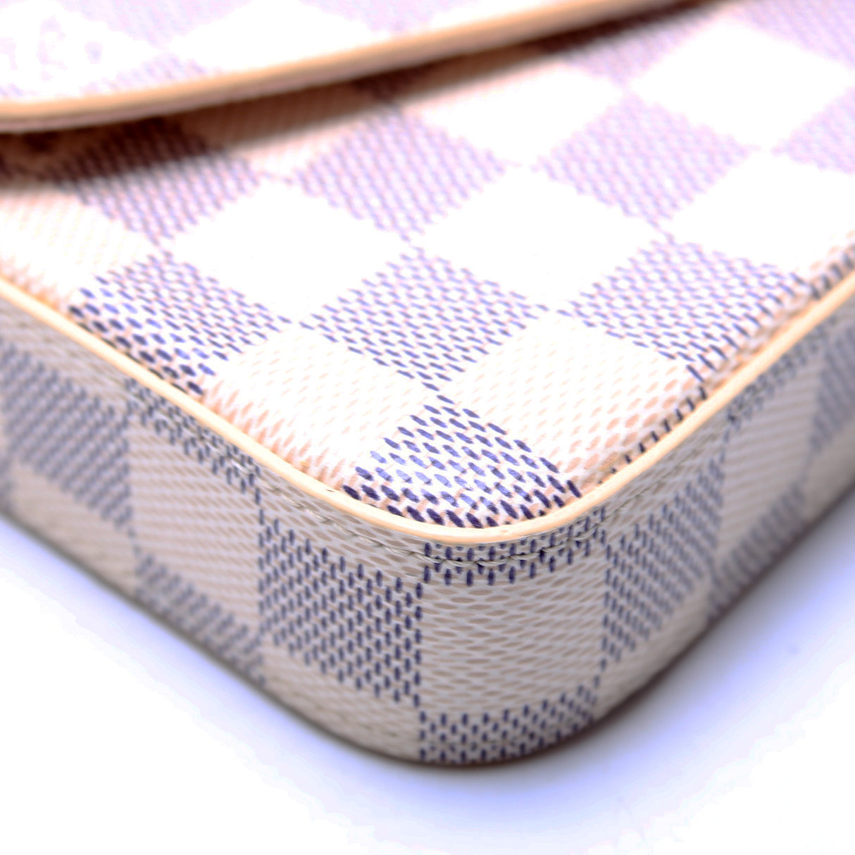 Pochette Felicie Damier Azure Pink