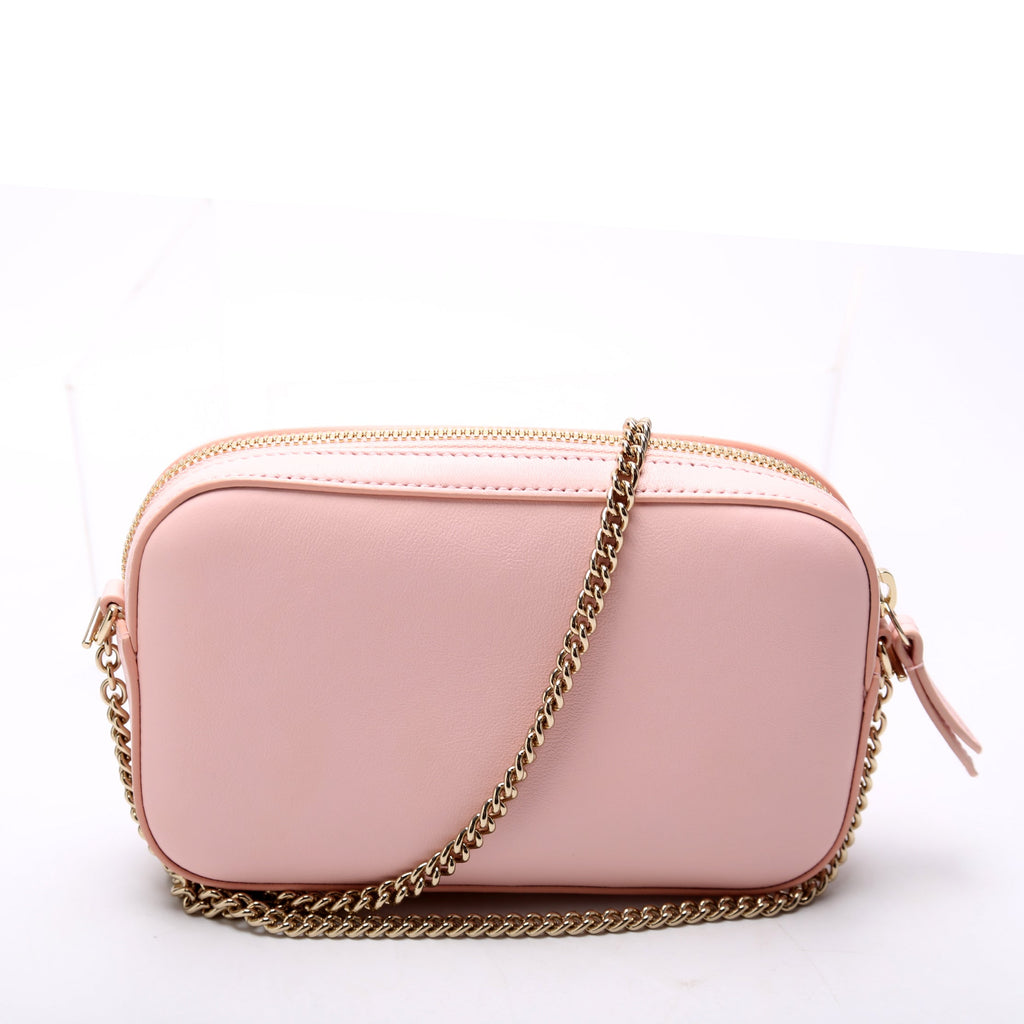 795726 GG Marmont Leather Super Mini Shoulder Bag Pink