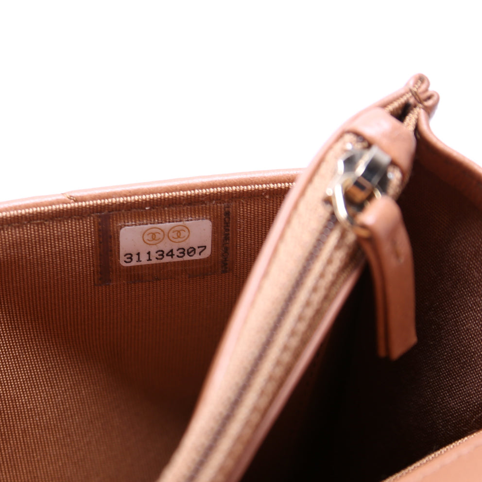 Chanel 19 WOC Quilted Lambskin RFID Brown