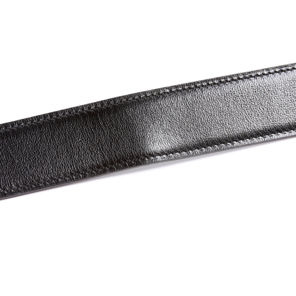 H Reversible Leather Belt Size 85 Grey