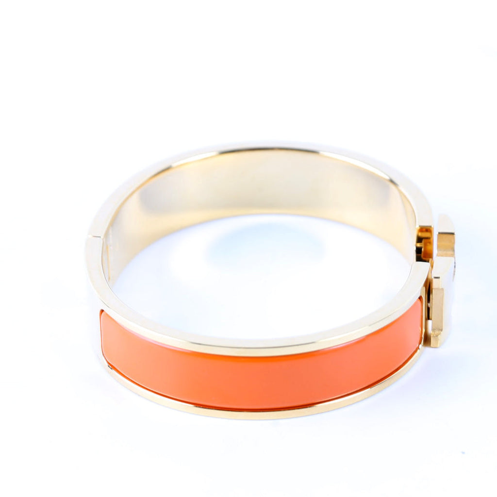 Clic Clac Narrow PM Bracelet Gold/Orange