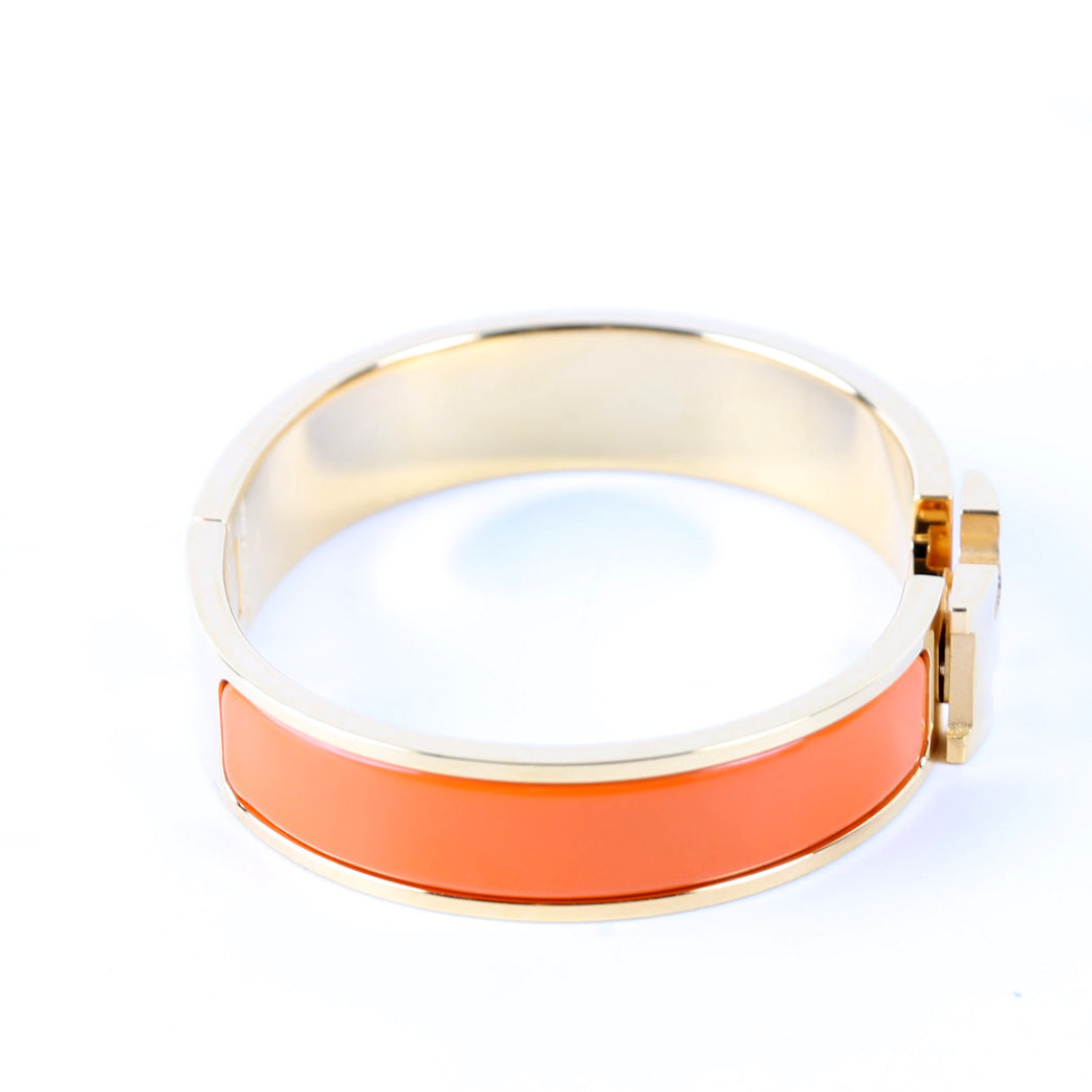 Clic Clac Narrow PM Bracelet Gold/Orange