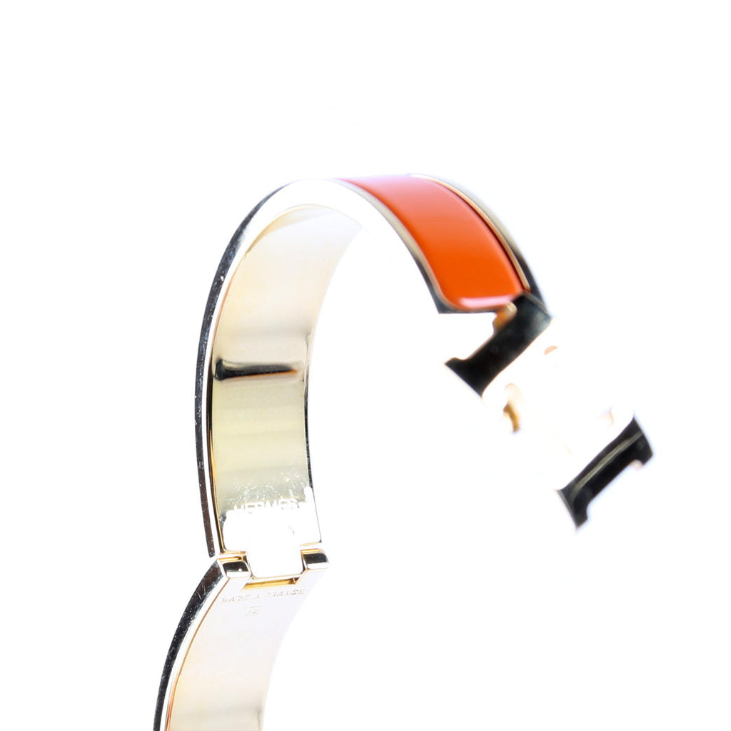 Clic Clac Narrow PM Bracelet Gold/Orange