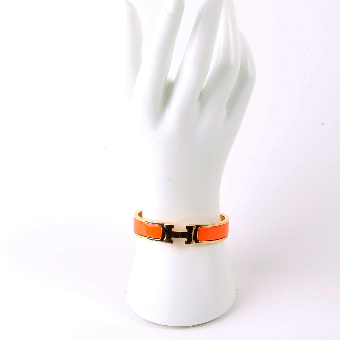 Clic Clac Narrow PM Bracelet Gold/Orange