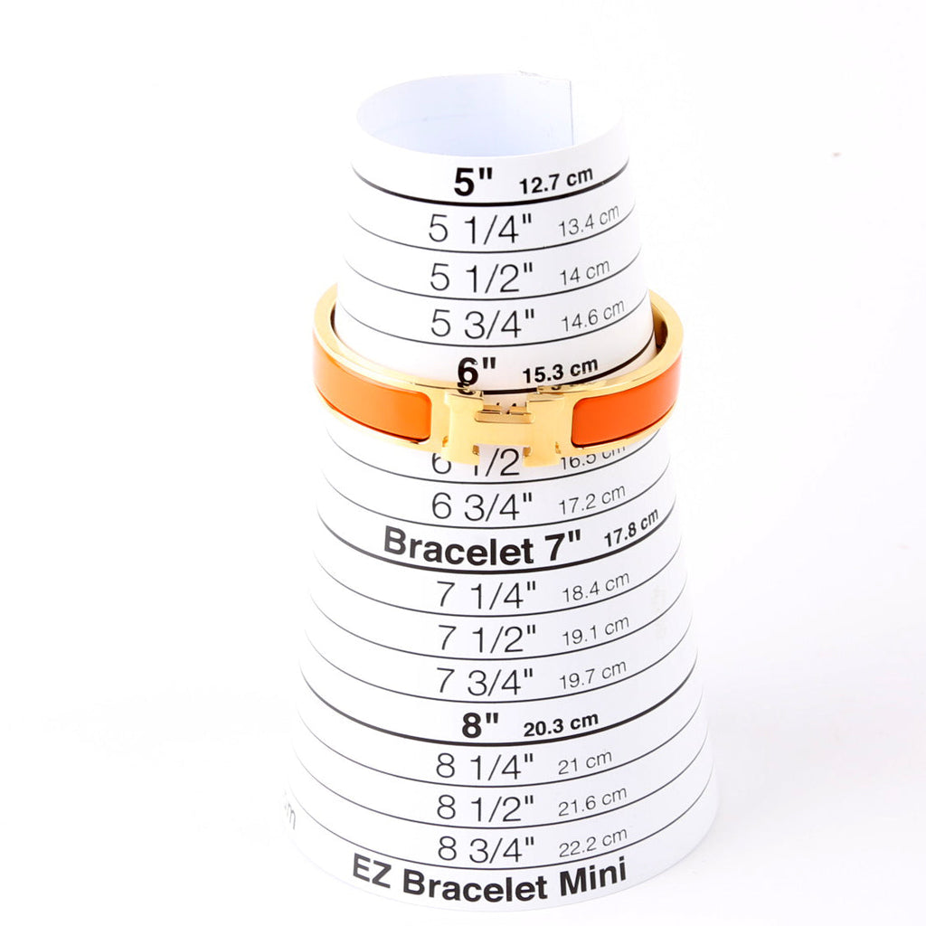 Clic Clac Narrow PM Bracelet Gold/Orange
