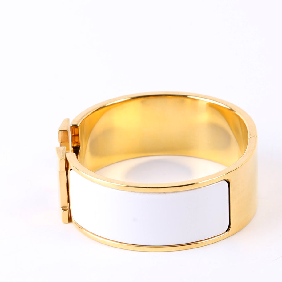 Clic Clac Wide PM White/Gold