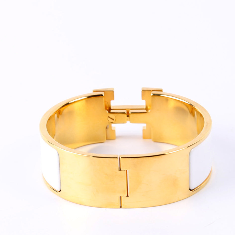 Clic Clac Wide PM White/Gold