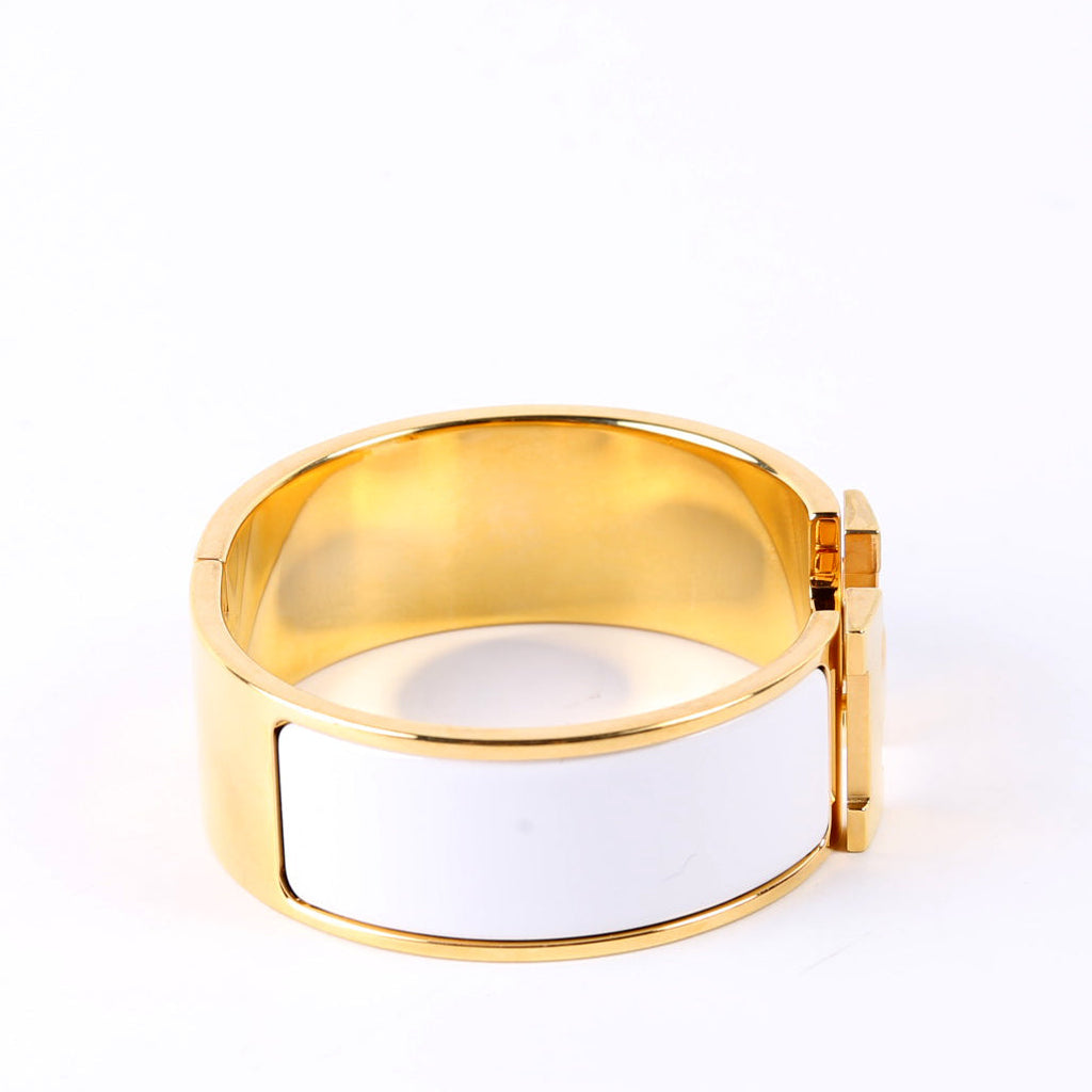 Clic Clac Wide PM White/Gold