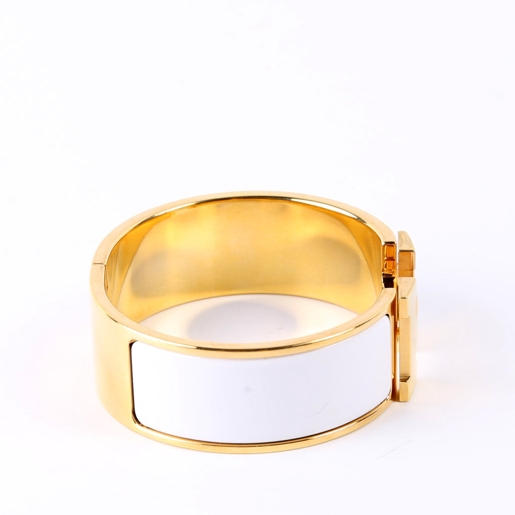 Clic Clac Wide PM White/Gold