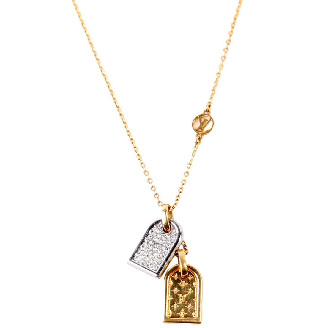 Nanogram 2-Tone Pendant Necklace