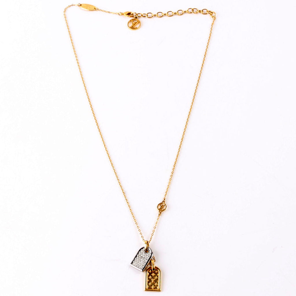 Nanogram 2-Tone Pendant Necklace