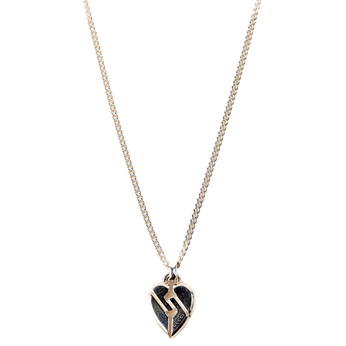 Gucci Heart Pendant Necklace 925