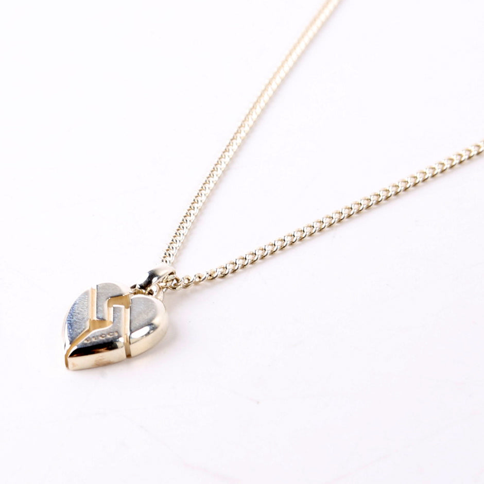 Gucci Heart Pendant Necklace 925
