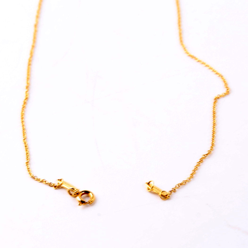 Elsa Peretti Single Diamond By the Yard Necklace 750