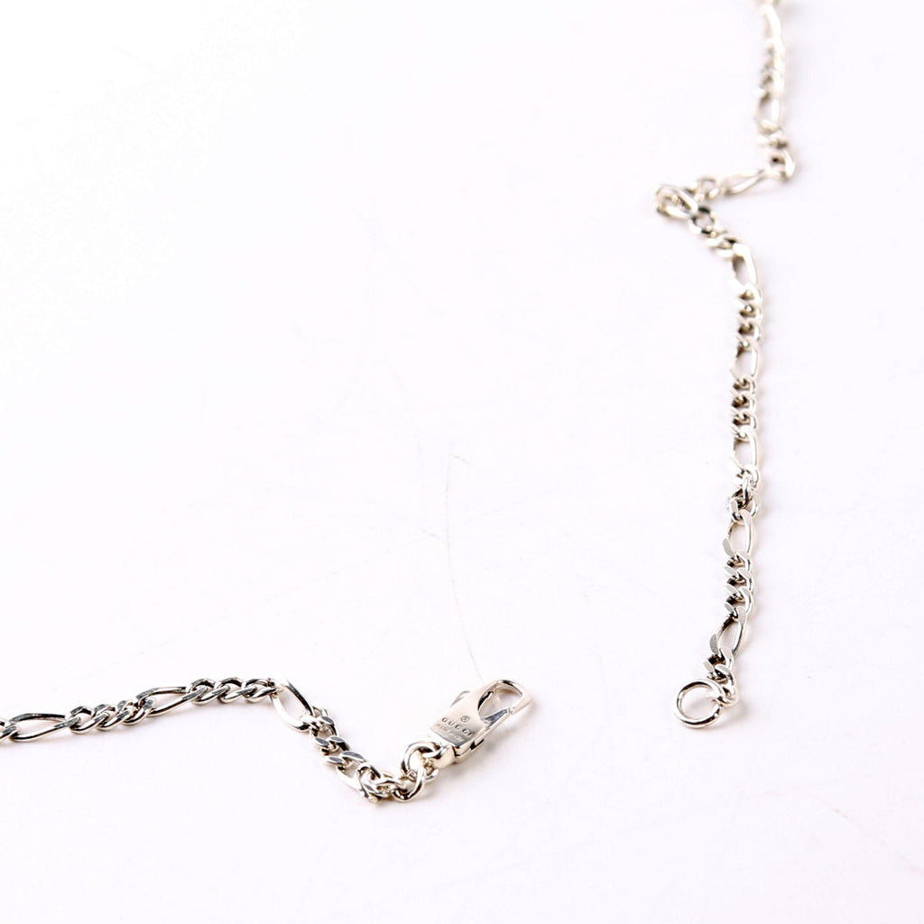 GG Bee Tag Chain Necklace 925