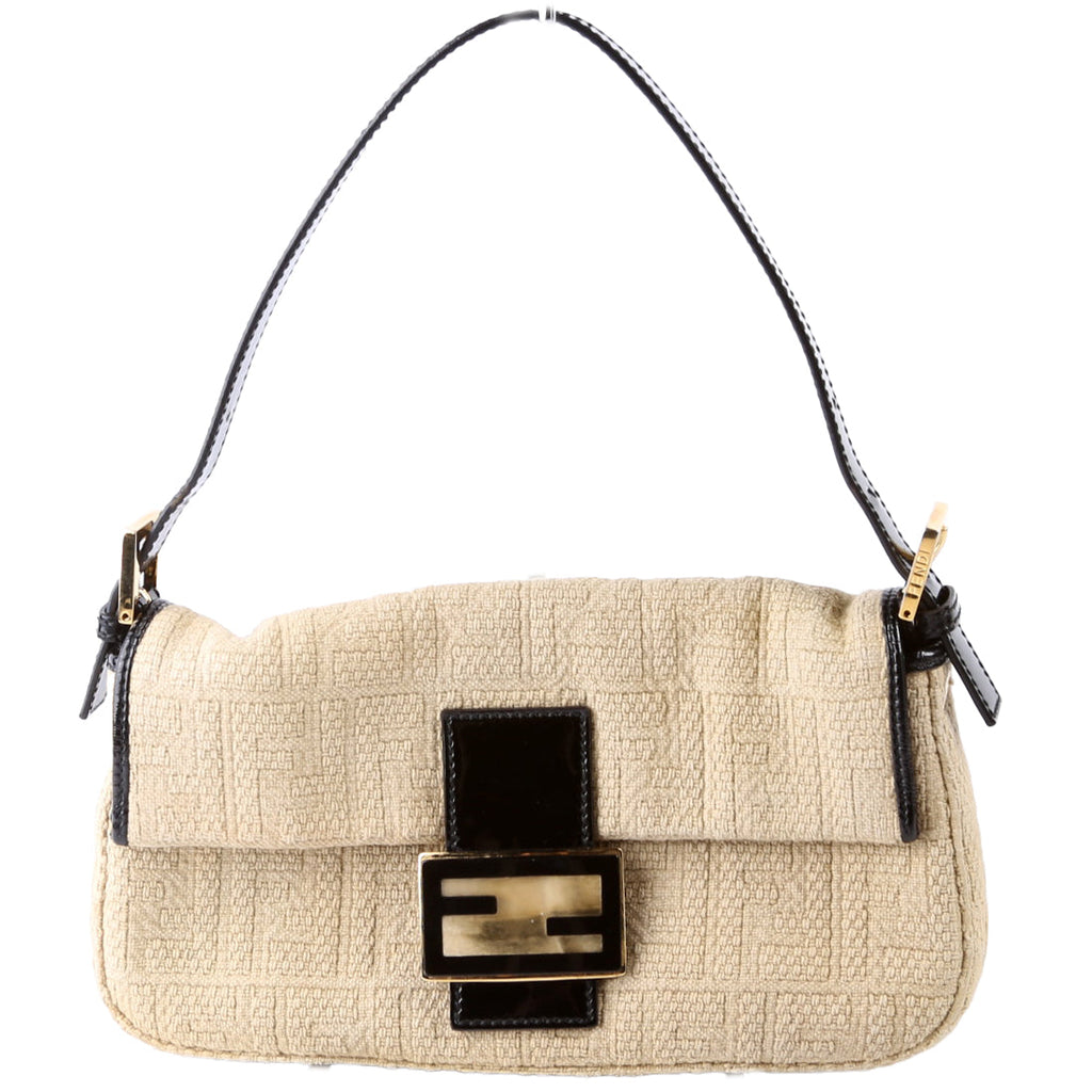 8BR600 Baguette FF Woven/Wood Beige/Black