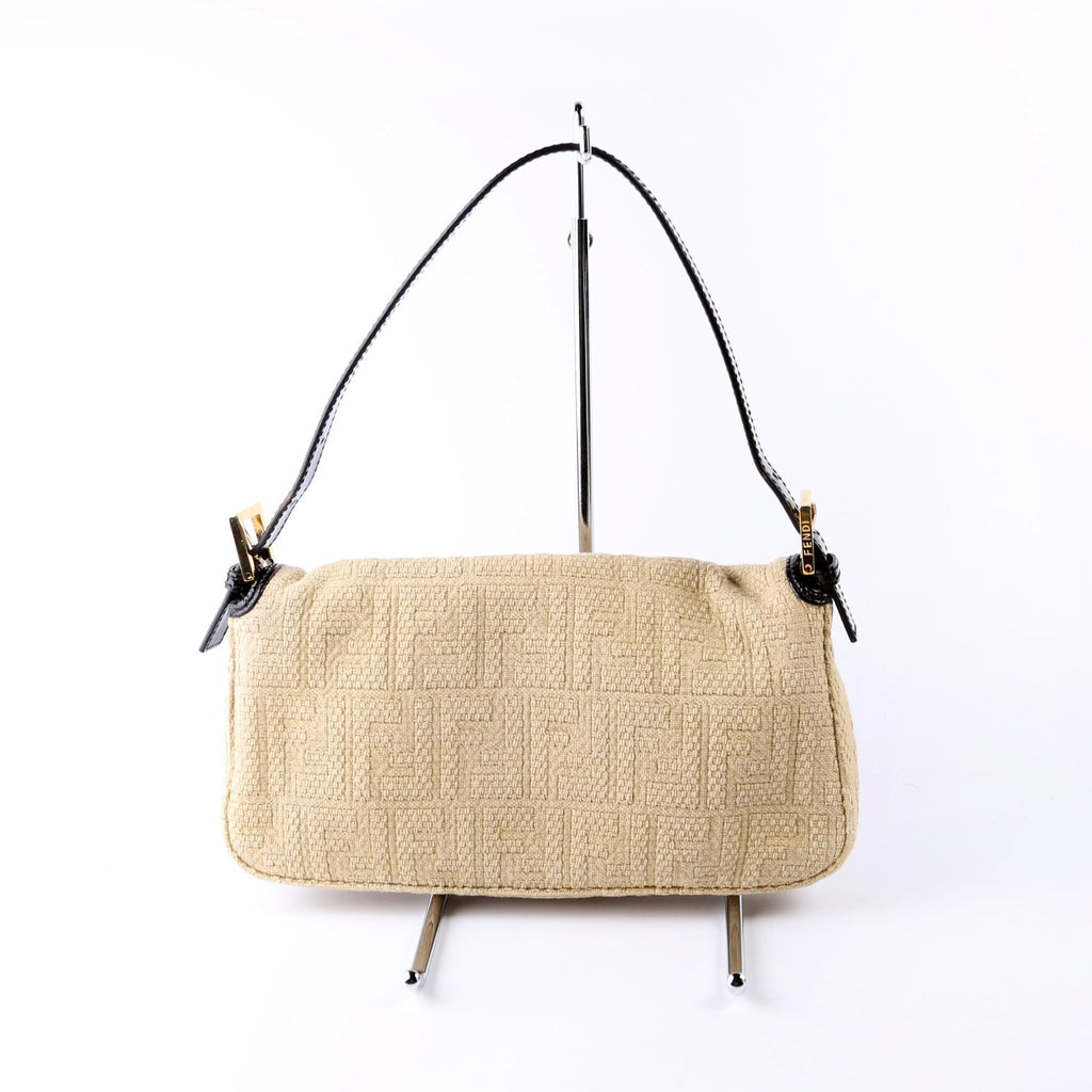 8BR600 Baguette FF Woven/Wood Beige/Black