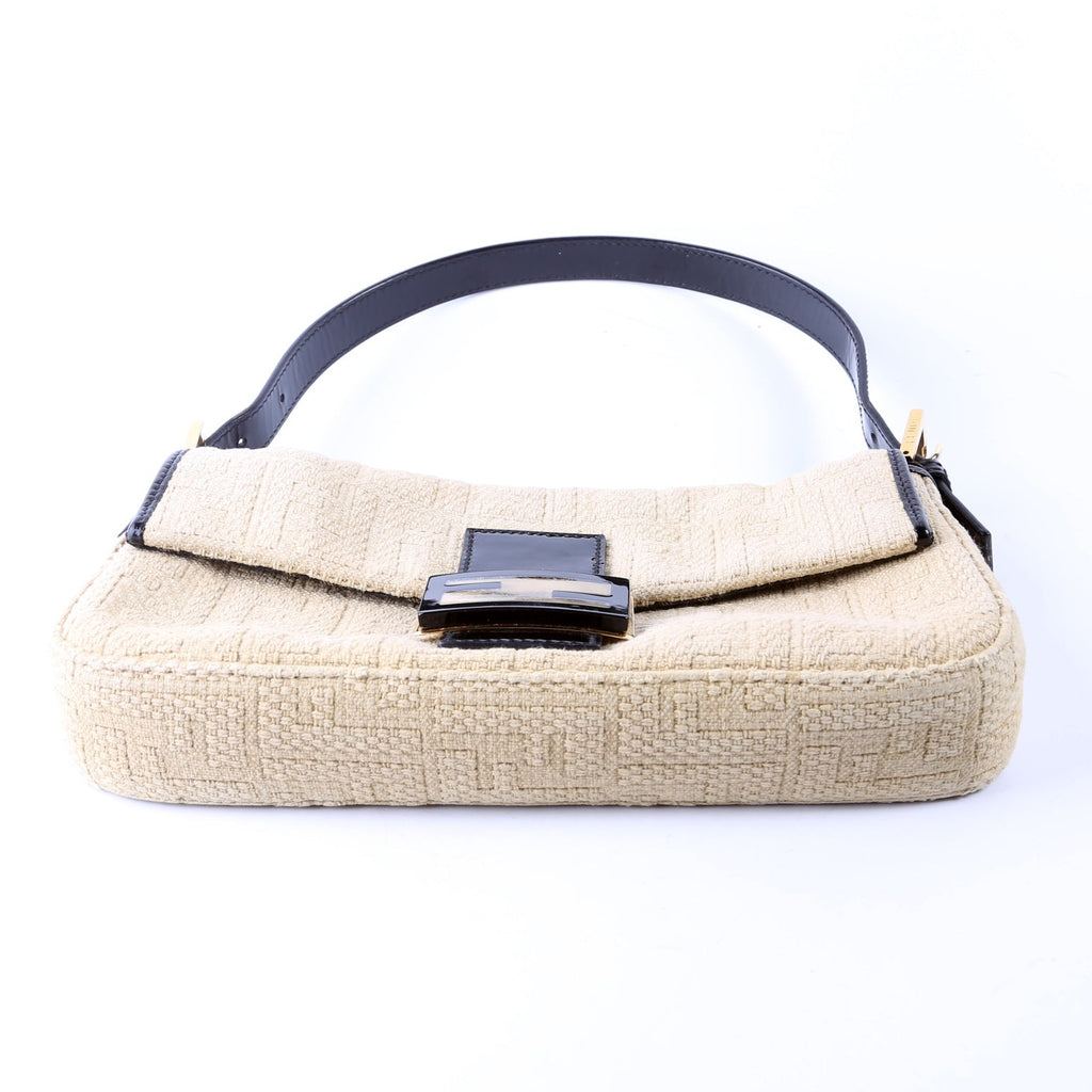 8BR600 Baguette FF Woven/Wood Beige/Black