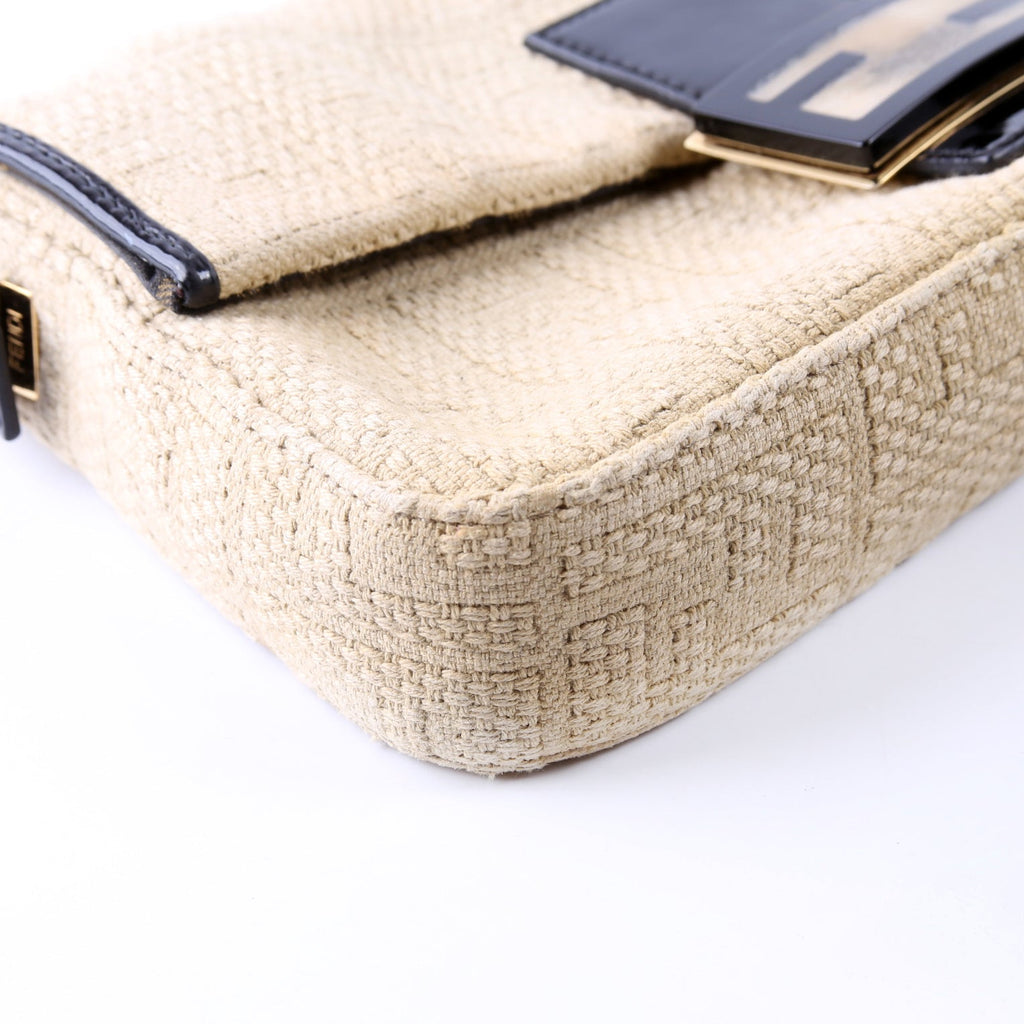 8BR600 Baguette FF Woven/Wood Beige/Black