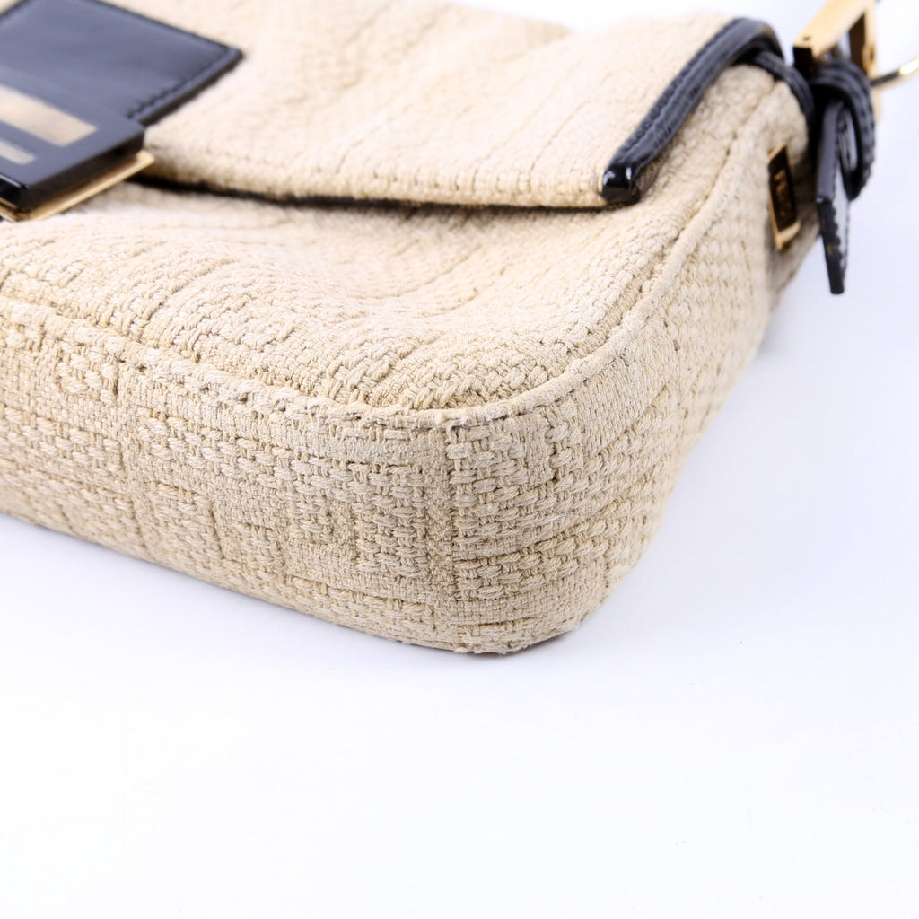 8BR600 Baguette FF Woven/Wood Beige/Black