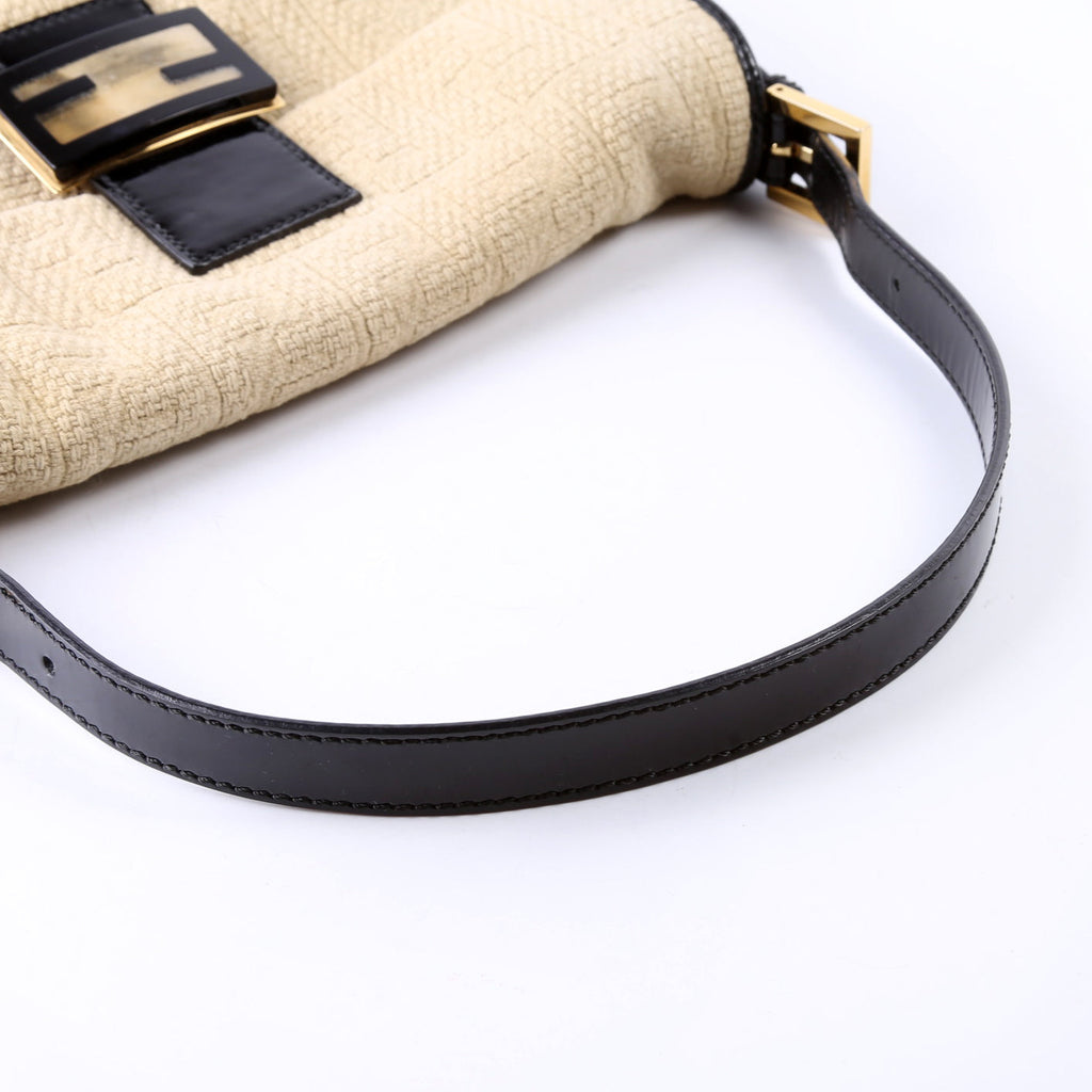8BR600 Baguette FF Woven/Wood Beige/Black