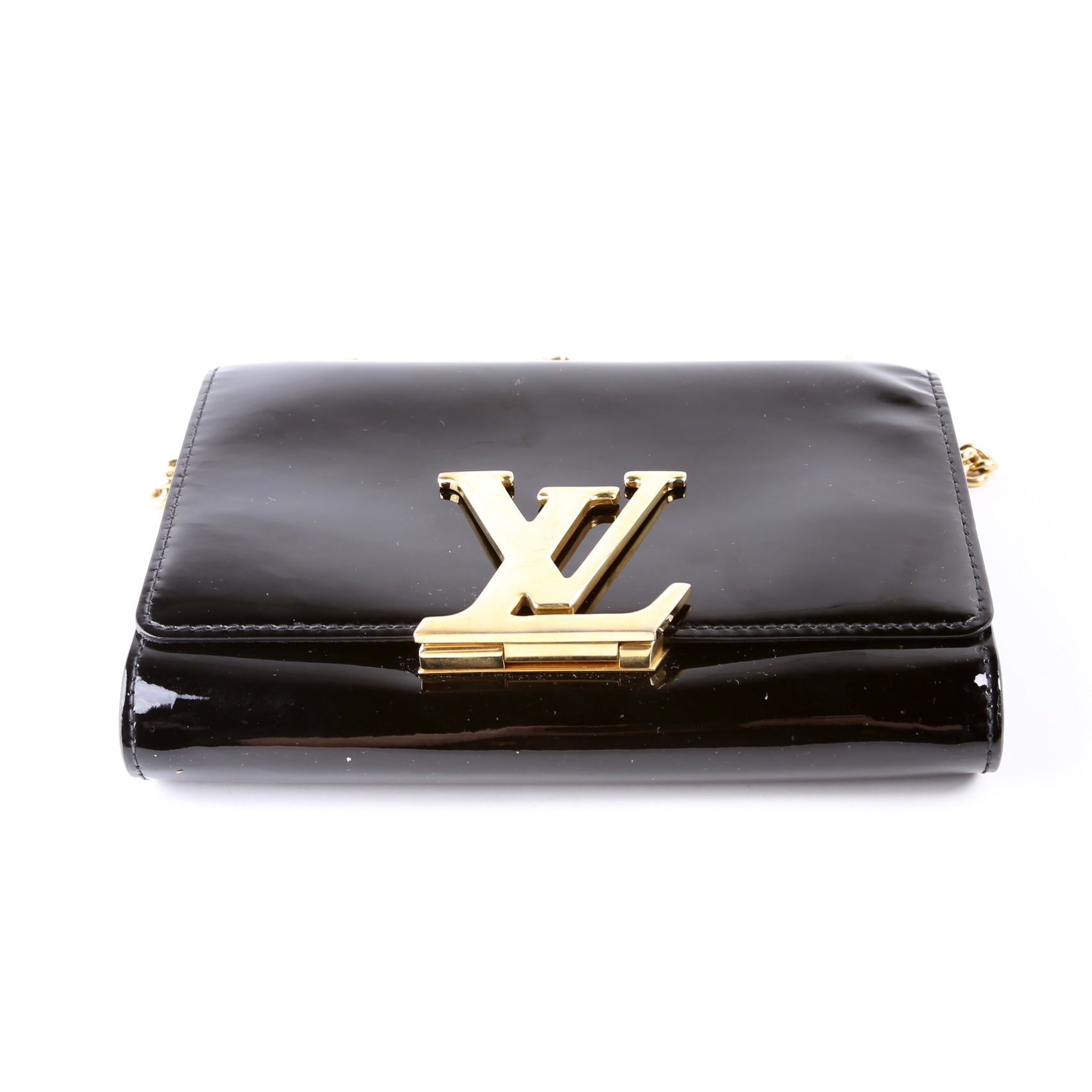 Louise MM Chain Bag Vernis Black