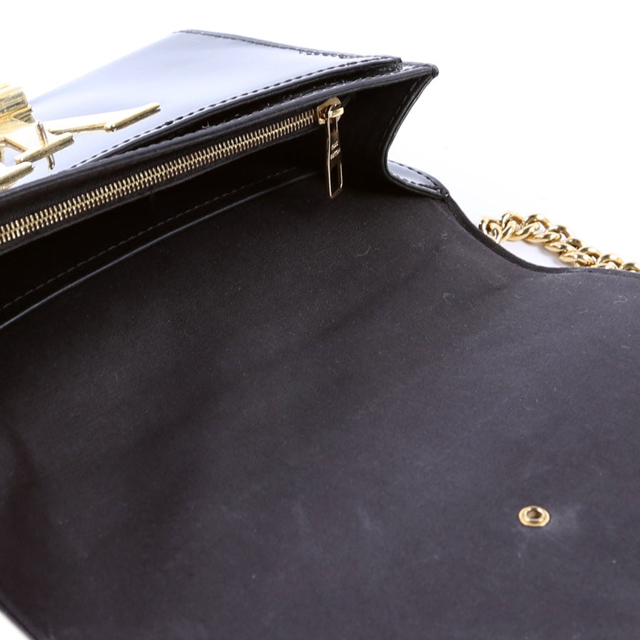 Louise MM Chain Bag Vernis Black