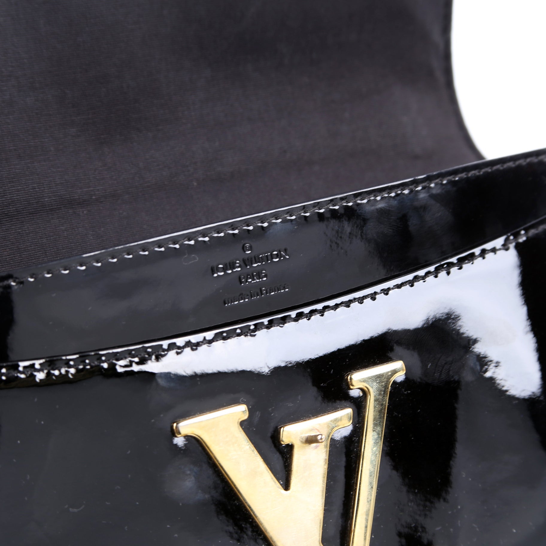 Louise MM Chain Bag Vernis Black
