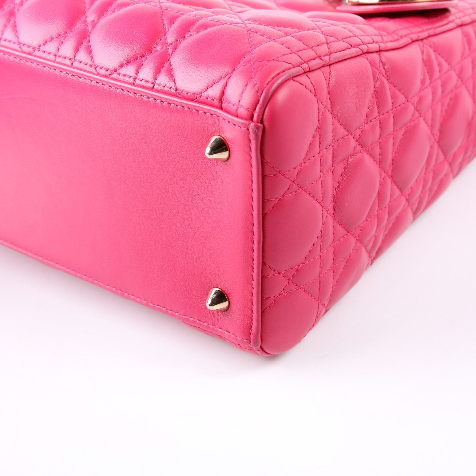 Lady Dior Medium Lambskin Pink