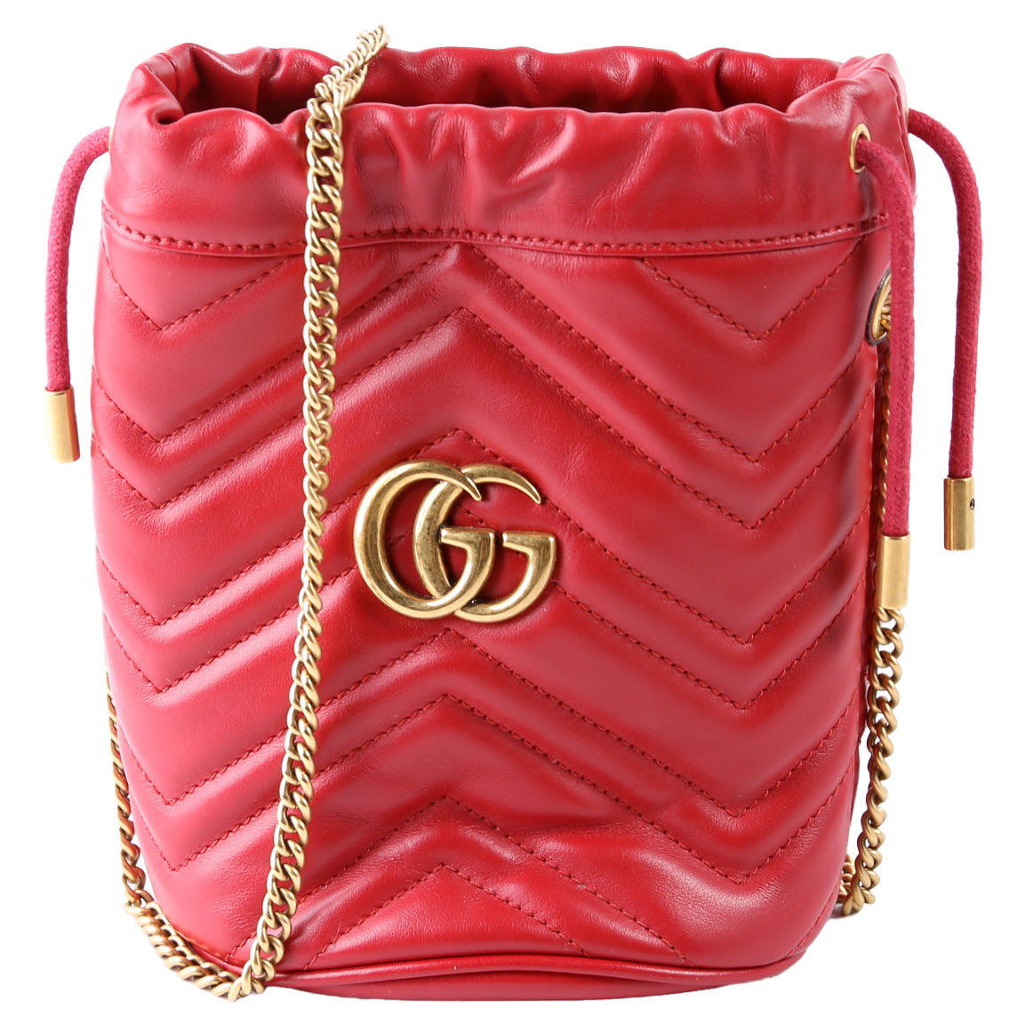 575163 Marmont Mini Bucket Red