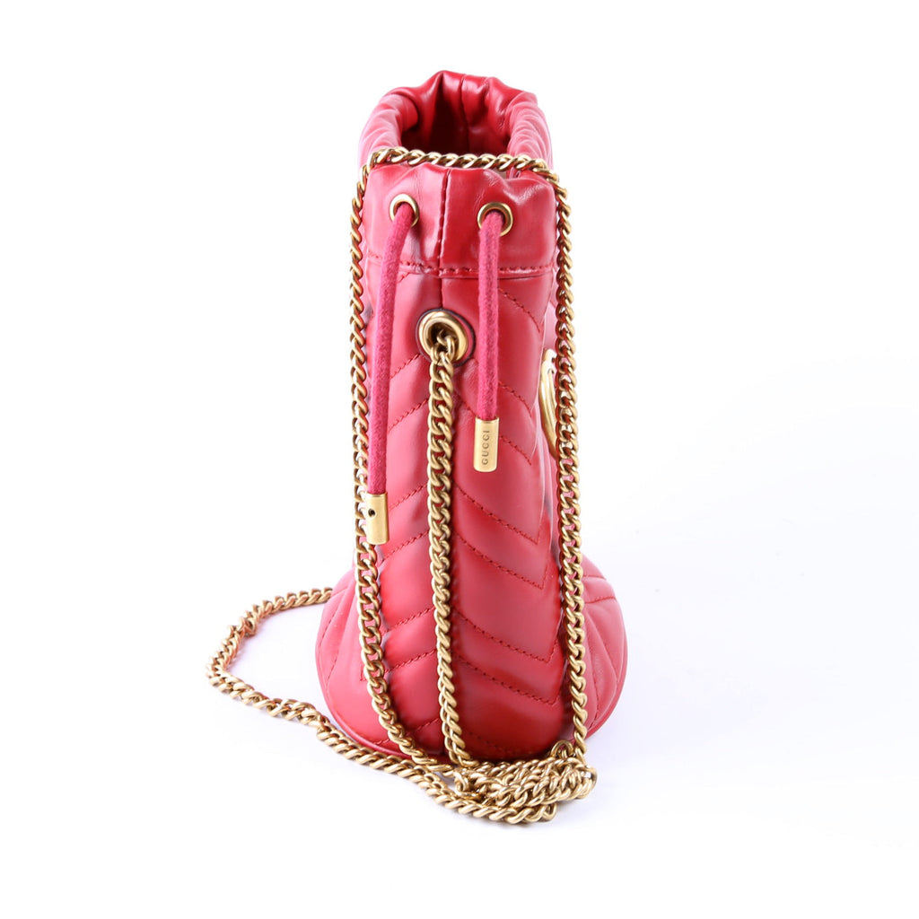 575163 Marmont Mini Bucket Red