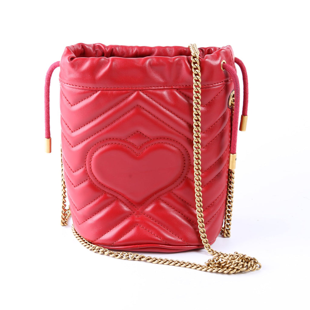 575163 Marmont Mini Bucket Red