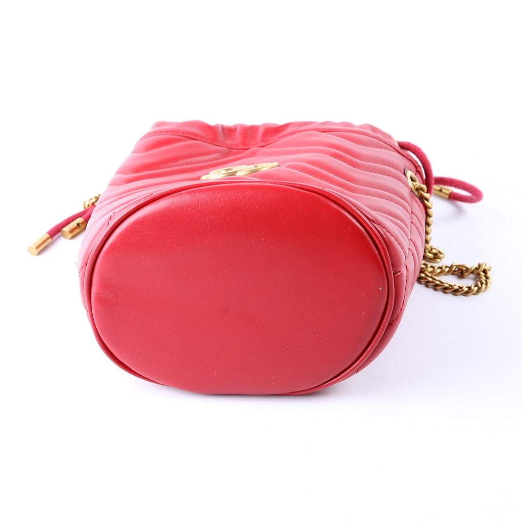 575163 Marmont Mini Bucket Red