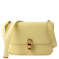 633214 Calfskin Le Carre Satchel Yellow