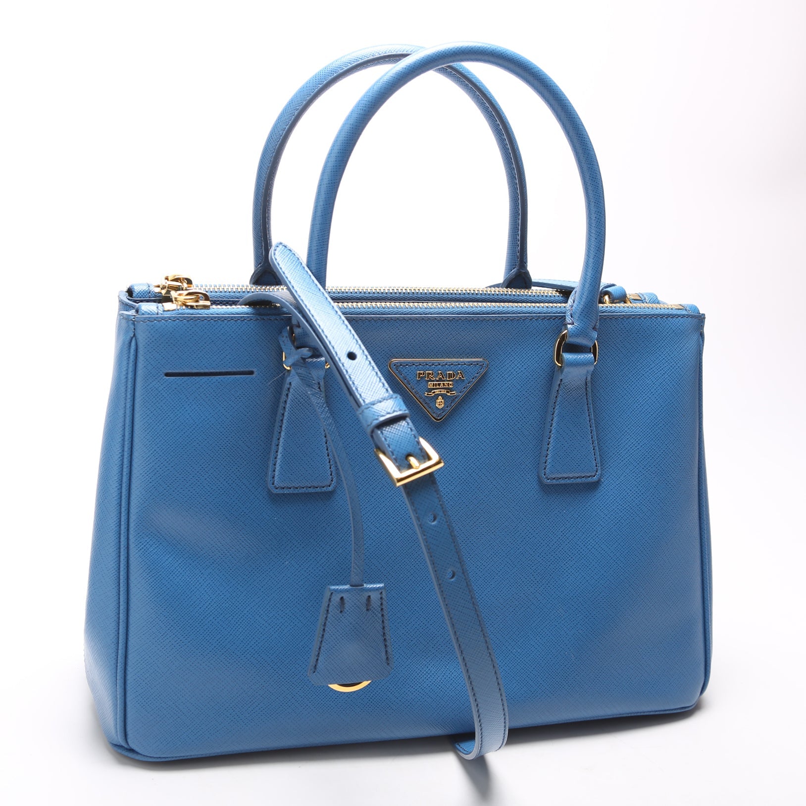 Saffiano Galleria Small Blue