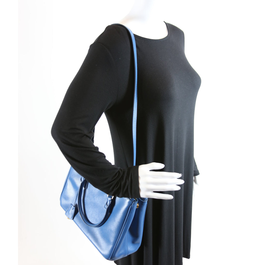 Saffiano Galleria Small Blue