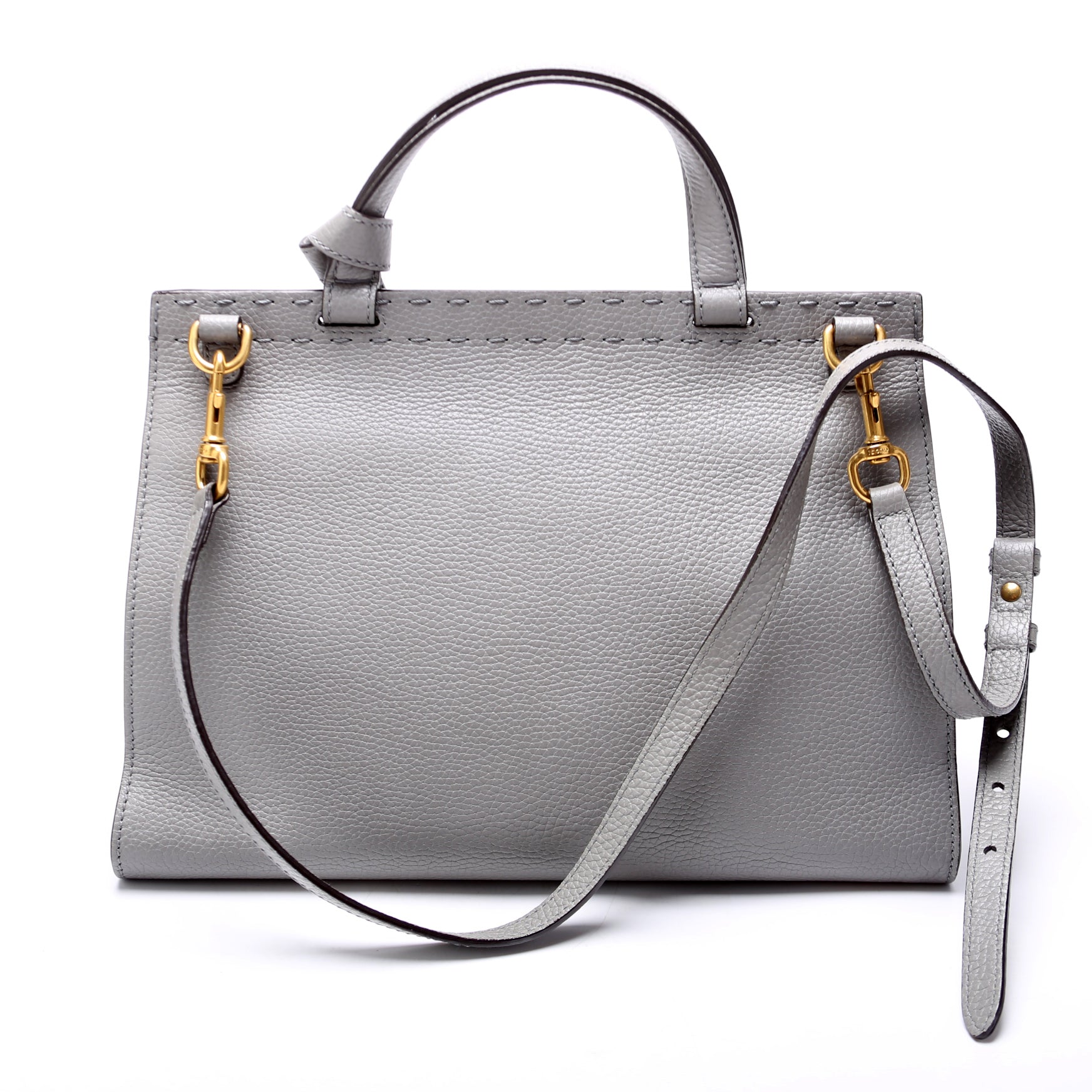 421890 Marmont Top Handle Small Grey