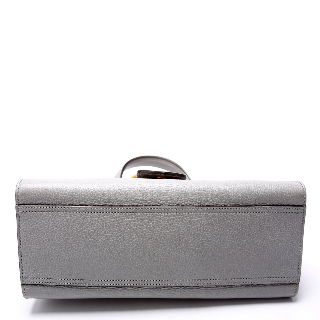 421890 Marmont Top Handle Small Grey
