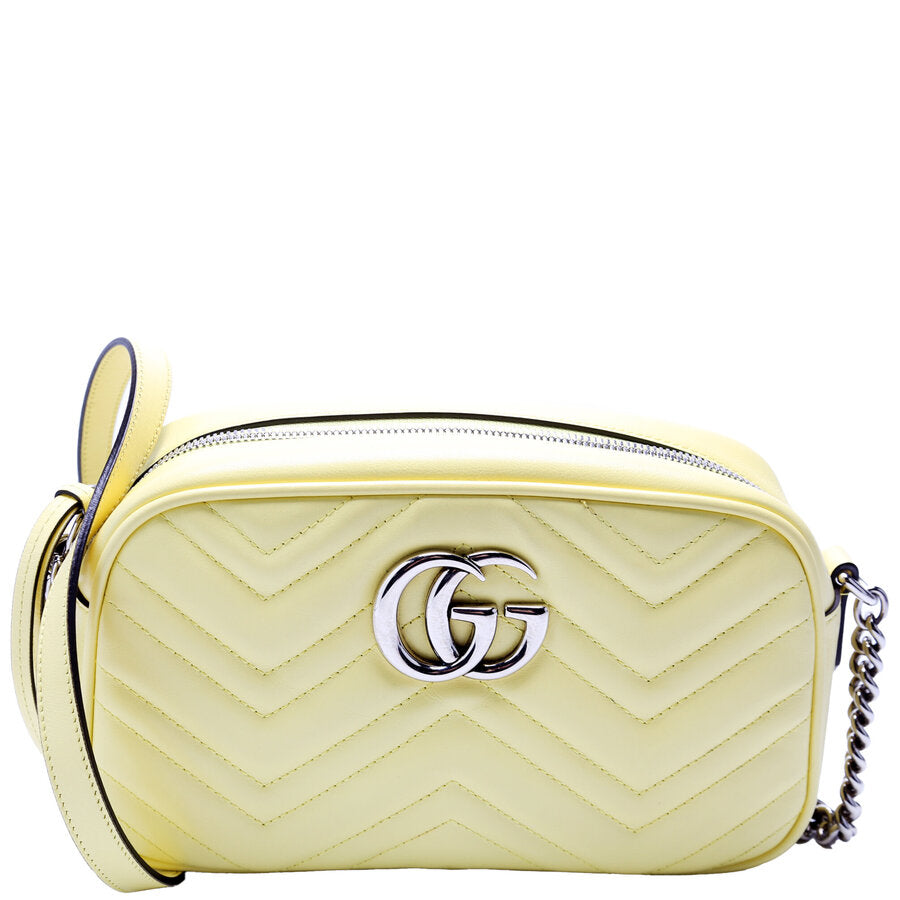 CRFGN2 447632 Marmont Small Leather Camera Yellow
