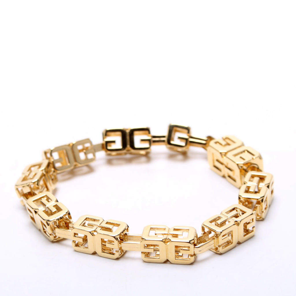 G Cube Bracelet Gold