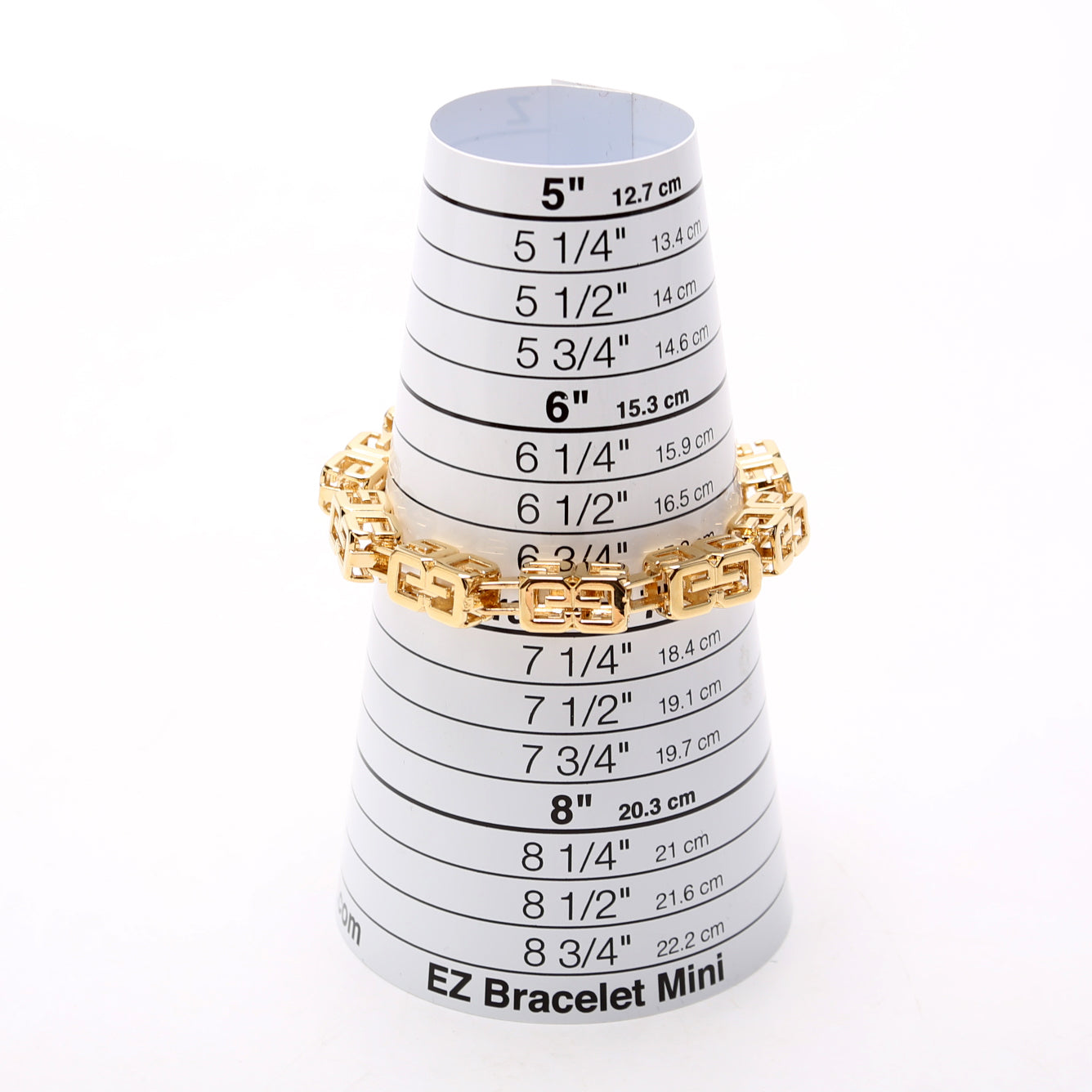 G Cube Bracelet Gold