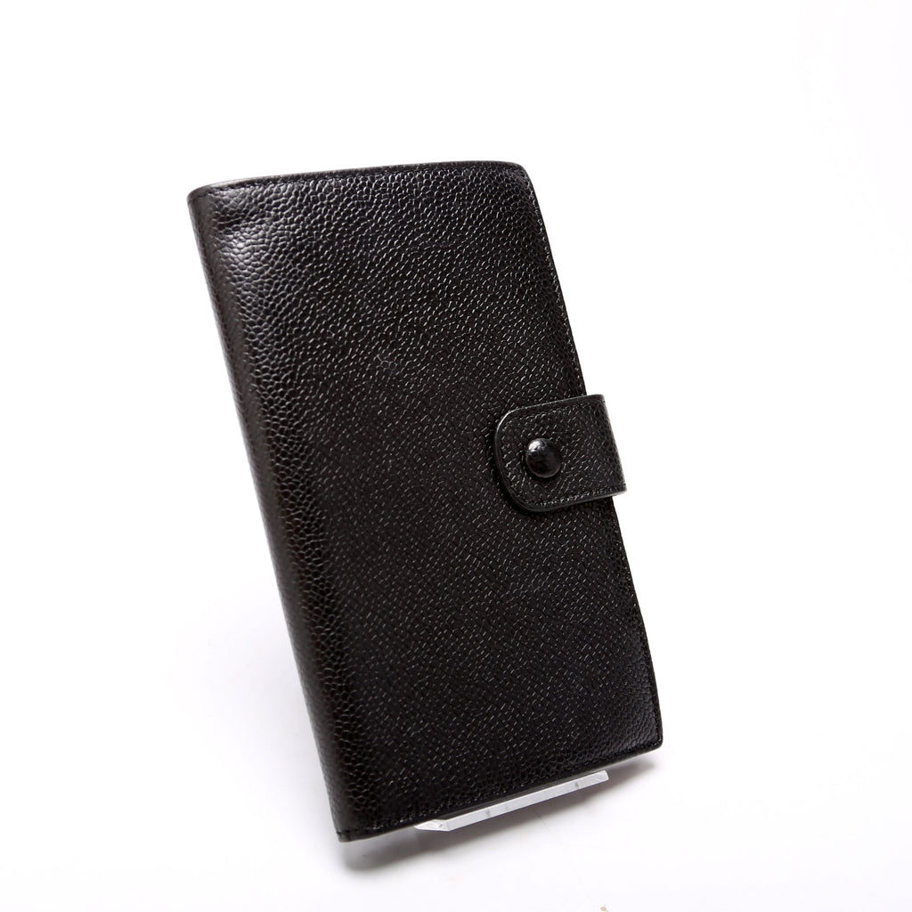 Timeless CC French Wallet Caviar 3M Black