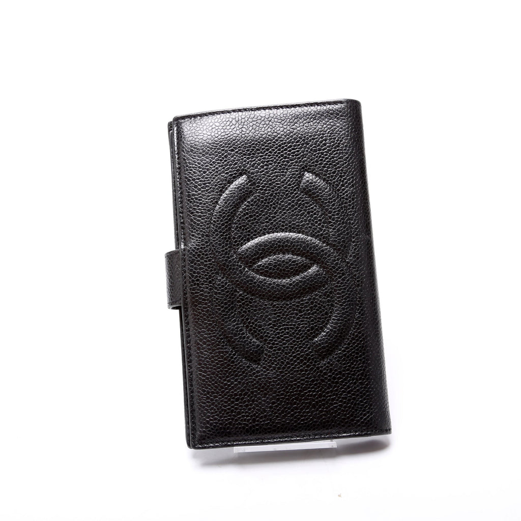 Timeless CC French Wallet Caviar 3M Black