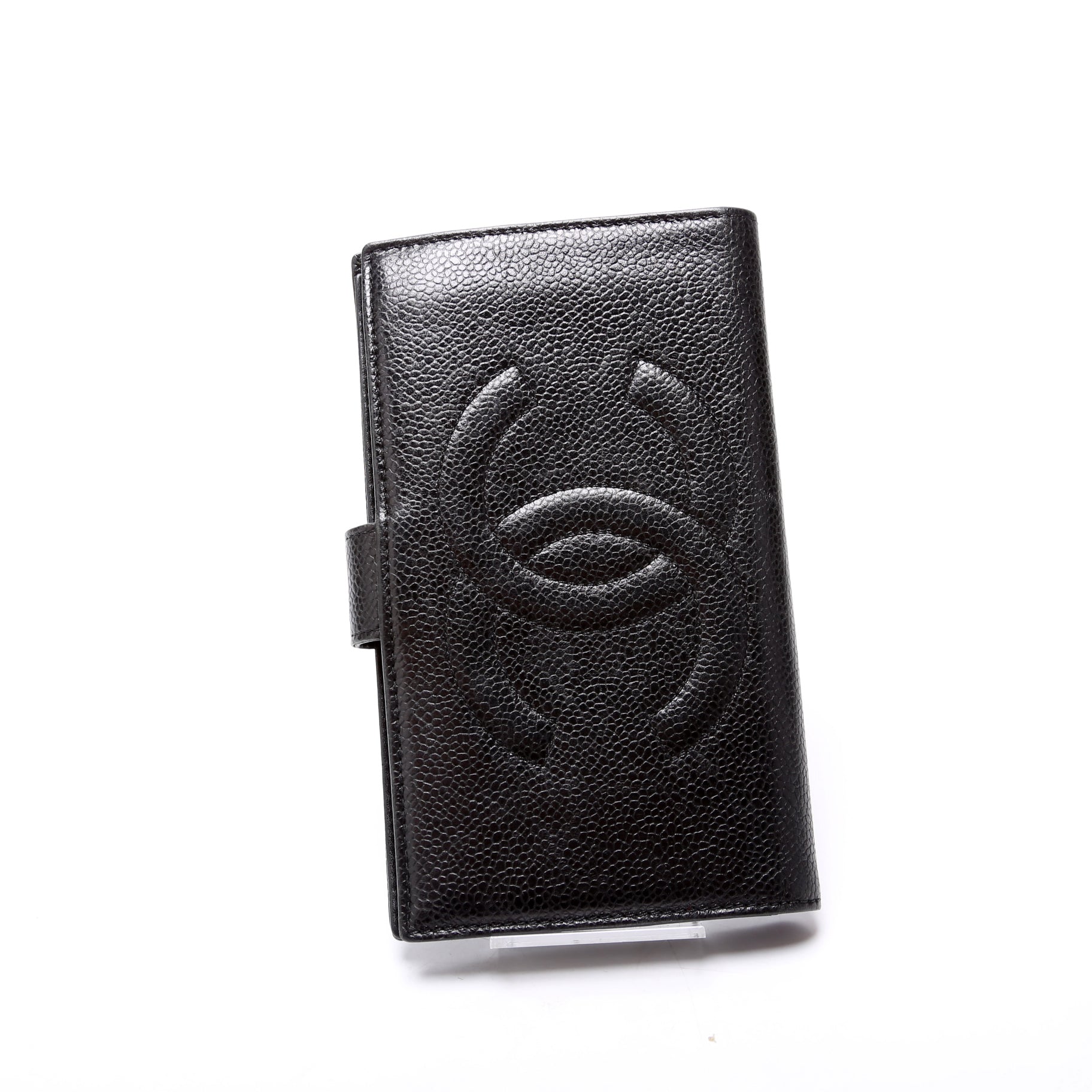 Timeless CC French Wallet Caviar 3M Black
